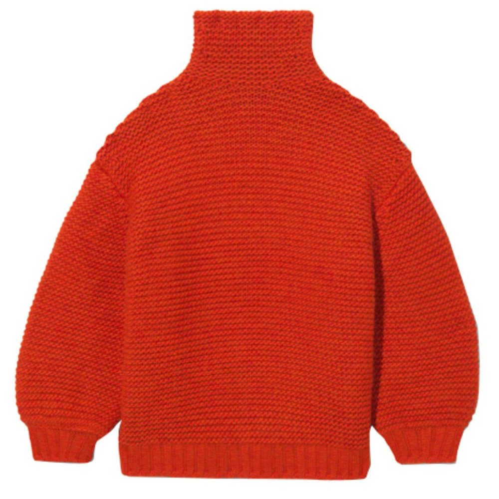 Proenza Schouler White Label Chunky Knit Turtleneck persimmon , NWT